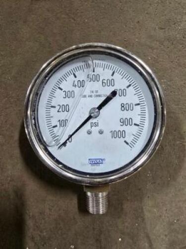 DESCRIPTION: (3) PRESSURE GAUGES QTY: 3
