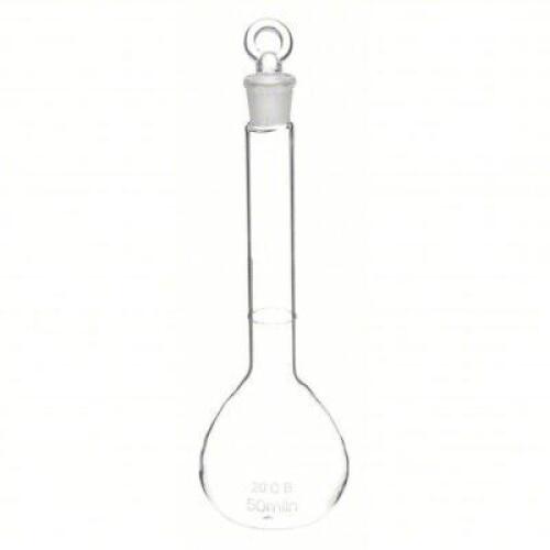 DESCRIPTION: (4) VOLUMETRIC FLASK BRAND/MODEL: 5PRZ6 INFORMATION: INCLUDES CLOSURE, GRADUATED RETAIL$: $33.79/EA SIZE: 1.7OZ CAPACITY QTY: 4