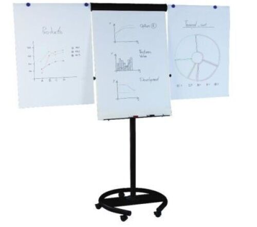 DESCRIPTION: (1) MULTI-USE MOBILE MAGNETIC DRY ERASE BOARDBRAND/MODEL: MASTERVISION #EA4806156INFORMATION: BLACK FRAME, WHITE BOARD, 360 DEGREESIZE:&nbsp;27" X 41"RETAIL$: $628.92 EAQTY: 1