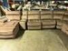 BROWN FABRIC POWER RECLINING SECTIONAL - 5