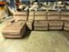 BROWN FABRIC POWER RECLINING SECTIONAL - 6