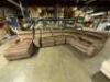 BROWN FABRIC POWER RECLINING SECTIONAL - 7