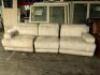 TAN FABRIC POWER RECLINING SECTIONAL - 3
