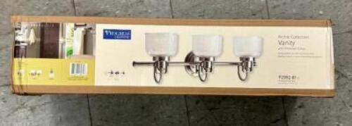 NICKEL FINISH VANITY LIGHT