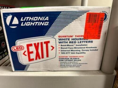 RED LED EXIT SIGN