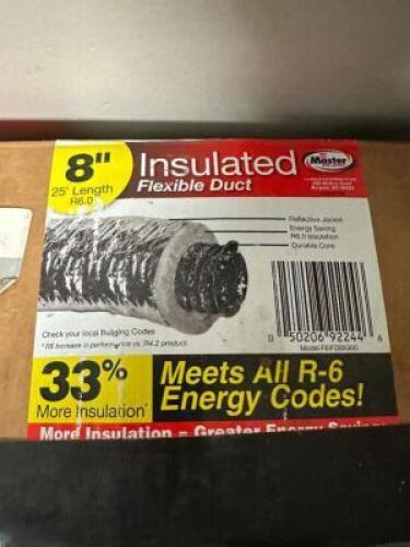 8" INSULATED FLEXIBLE DUCT