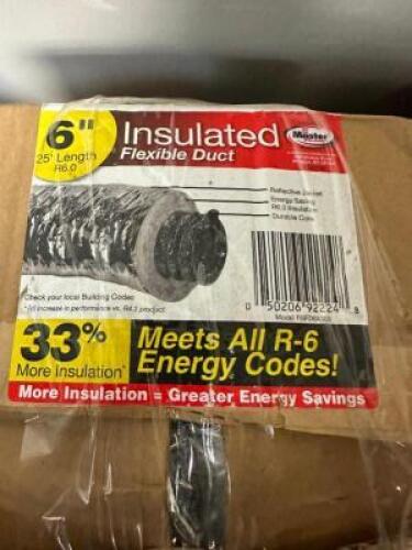 6" INSULATED FLEXIBLE DUCT