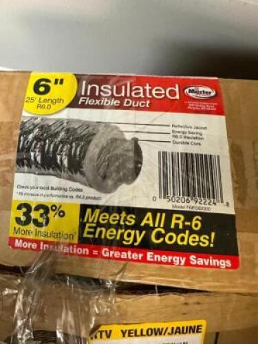 6" INSULATED FLEXIBLE DUCT