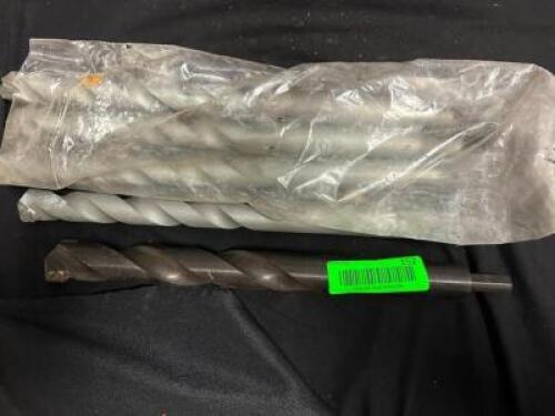 (5)- 12" MASONRY DRILL BITS