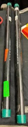 (2)- 1"X30" BLACK PIPES