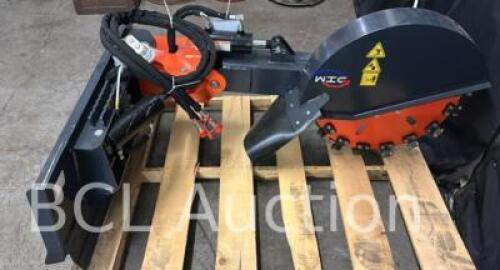 DESCRIPTION 2024 STUMP GRINDER ATTACHMENT BRAND / MODEL: SN-QCJ01-18 ADDITIONAL INFORMATION SN# SN-00013. WEIGHT 692 LBS. LOCATION BAY 6 QTY 1