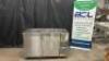 DESCRIPTION GLASTENDER 60" TWO DOOR BACK BAR STAINLESS COOLER. BRAND / MODEL: GLASTENDER BB60-R1-SSH(LR) ADDITIONAL INFORMATION SN# 134-91102, 115 VOL - 2