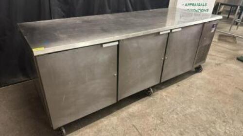 DESCRIPTION McCALL THREE DOOR WORK TOP COOLER. BRAND / MODEL: McCALL STA-30-RSE ADDITIONAL INFORMATION 115 VOLT, 1 PHASE. TESTED AND WORKING LOCATION