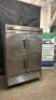 DESCRIPTION TRUE TWO DOOR / SPLIT DOOR FREEZER. BRAND / MODEL: TRUE T-49F-4 ADDITIONAL INFORMATION SN# 7586003, 115 VOLT, 1 PHASE. TESTED AND WORKING. - 2