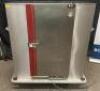 DESCRIPTION CATER HOFFMAN HEATED BANQUET CART BRAND / MODEL: CARTER HOFFMAN ADDITIONAL INFORMATION 120 PLATE CAPACITY, 120 VOLT, 1 PHASE LOCATION BAY