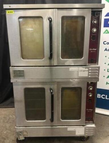 DESCRIPTION SOUTH BEND SILVER STAR DOUBLE STACK GAS CONVECTION OVEN. BRAND / MODEL: SOUTHBEND SILVER STAR ADDITIONAL INFORMATION NATURAL GAS, ON CASTE