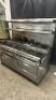 DESCRIPTION JADE RANGE TWELVE BURNER GAS RANGE W/ REFRIGERATED DRAWER BASE. BRAND / MODEL: JADE RANGE ADDITIONAL INFORMATION NATURAL GAS, 115 VOLT, 1 - 7