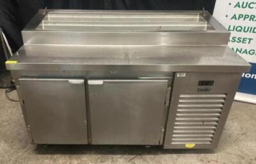 DESCRIPTION KAIRAK TWO DOOR SANDWICH PREP TOP. MISSING TOP LID BRAND / MODEL: KAIRAK KBP-605 ADDITIONAL INFORMATION 115 VOLT, 1 PHASE. NOT IN WORKING