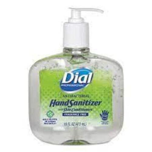 DESCRIPTION: (6) HAND SANITIZER GEL BRAND/MODEL: DIAL RETAIL$: $9.84 EA SIZE: 16 OZ QTY: 6