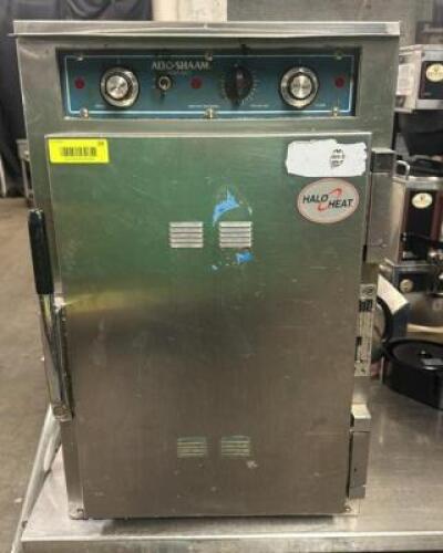 DESCRIPTION ALTO SHAAM COUNTER TOP ELECTRIC HEAT AND HOLD. BRAND / MODEL: ALTO SHAAM 500 ADDITIONAL INFORMATION 208 / 240 VOLT, 1 PHASE LOCATION BAY 6
