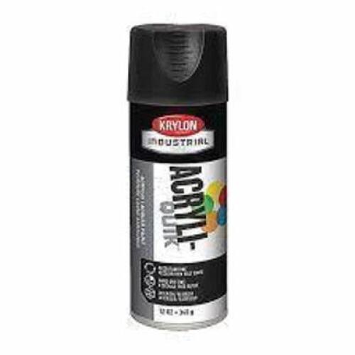 DESCRIPTION: (6) ACRYLI-QUIK SPRAY PAINT BRAND/MODEL: KRYLON INDUSTRIAL #54TG76 INFORMATION: ULTRA BLACK RETAIL$: $9.26 EA SIZE: 12 OZ QTY: 6