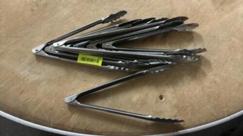DESCRIPTION (6) STAINLESS TONGS THIS LOT IS: SOLD BY THE PIECE LOCATION BAY 6 QTY 6