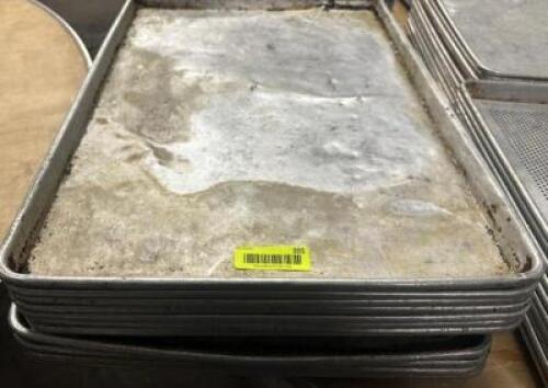 DESCRIPTION (10) FULL SIZE SHEET PANS. THIS LOT IS: SOLD BY THE PIECE LOCATION BAY 6 QTY 10
