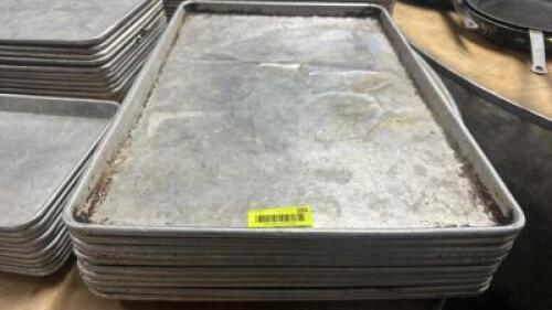 DESCRIPTION (10) FULL SIZE SHEET PANS. THIS LOT IS: SOLD BY THE PIECE LOCATION BAY 6 QTY 10