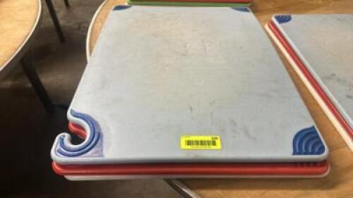 DESCRIPTION (3) 24" X 18" PLASTIC CUTTING BOARDS ADDITIONAL INFORMATION MULTI COLOR THIS LOT IS: SOLD BY THE PIECE LOCATION BAY 6 QTY 3
