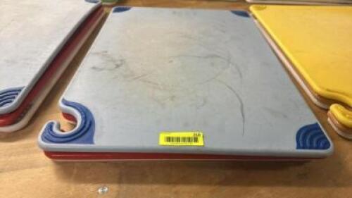 DESCRIPTION (3) 24" X 18" PLASTIC CUTTING BOARDS ADDITIONAL INFORMATION MULTI COLOR THIS LOT IS: SOLD BY THE PIECE LOCATION BAY 6 QTY 3