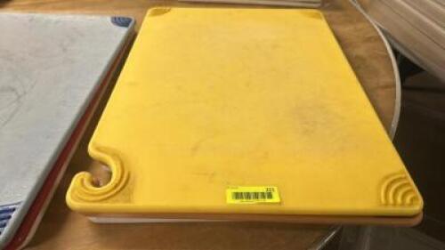 DESCRIPTION (3) 24" X 18" PLASTIC CUTTING BOARDS ADDITIONAL INFORMATION MULTI COLOR THIS LOT IS: SOLD BY THE PIECE LOCATION BAY 6 QTY 3