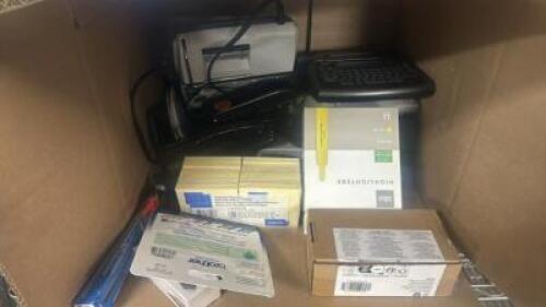 DESCRIPTION (1) BOX OF ASSORTED OFFICE SUPPLIES THIS LOT IS: ONE MONEY LOCATION BAY 6 QTY 1