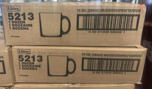 DESCRIPTION (2) CASES OF LIBBEY 5213 13 OZ GLASS MUGS BRAND / MODEL: LIBBEY 5213 ADDITIONAL INFORMATION 12 PER CASE, SOLD BY THE CASE LOCATION BAY 6 Q