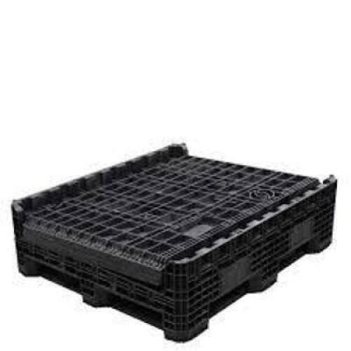 DESCRIPTION: (1) PLASTIC SHIPPING PALLET BRAND/MODEL: ORBIS #45VY63 INFORMATION: BLACK SIZE: 48 IN LG, 40 IN WD, 5 3/4 IN HT, 15,000 LB STATIC LOAD CA