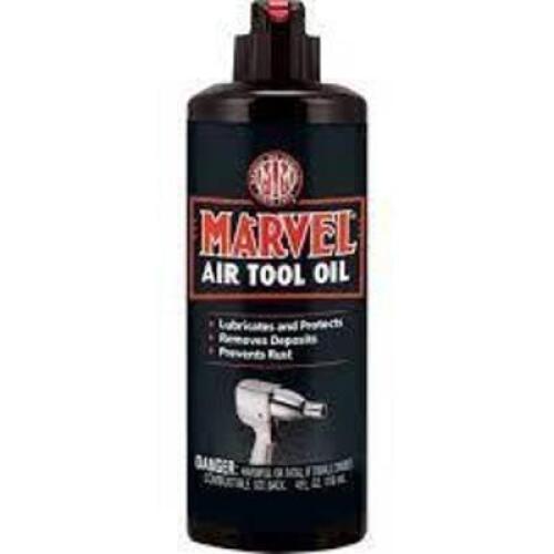 DESCRIPTION: (6) AIR TOOL OIL BRAND/MODEL: MARVEL #MM080R RETAIL$: $10.00 EA SIZE: 4 OZ QTY: 6