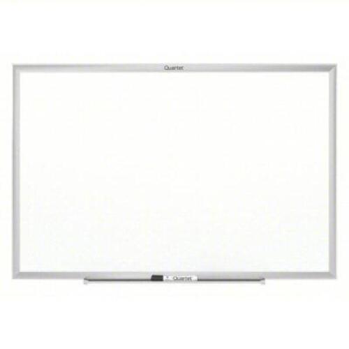 DESCRIPTION: (1) DRY ERASE BOARD, WALL MOUNTED BRAND/MODEL: QUARTET #48LW69 INFORMATION: WHITE BOARD WITH SILVER FRAME SIZE: 48" X 72" RETAIL$: $384.0