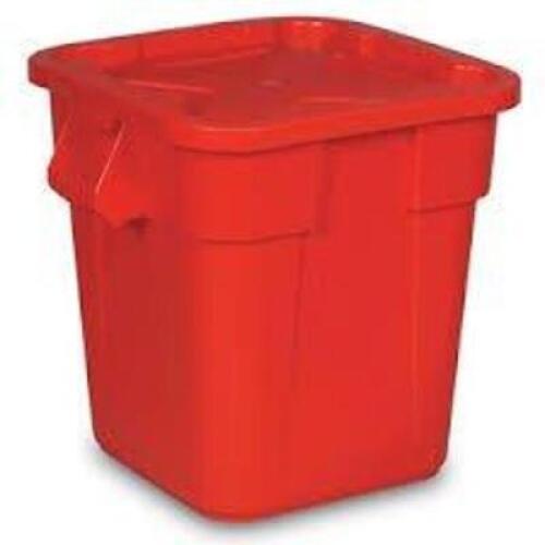 DESCRIPTION: (3) BIOHAZARD MEDICAL WASTE CONTAINERBRAND/MODEL: STERICYCLE #UN3291INFORMATION: RED, NO LID INCLUDEDSIZE: 28 G, 21" X 21" X 22"RETAIL$: $109.67 EAQTY: 3
