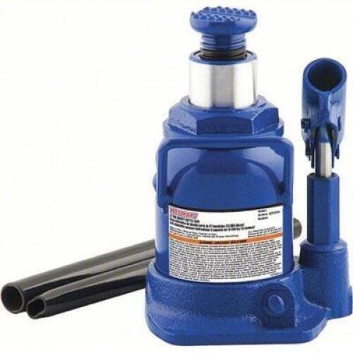 DESCRIPTION: (2) HIGH CLEARANCE BOTTLE JACKSBRAND/MODEL: WESTWARD #3ZC56INFORMATION: BOTTLE JACK, STEEL, MANUAL HANDLE, MECHANICAL, 6 IN MIN LIFT, 12 TONRETAIL$: $75.18 EAQTY: 2