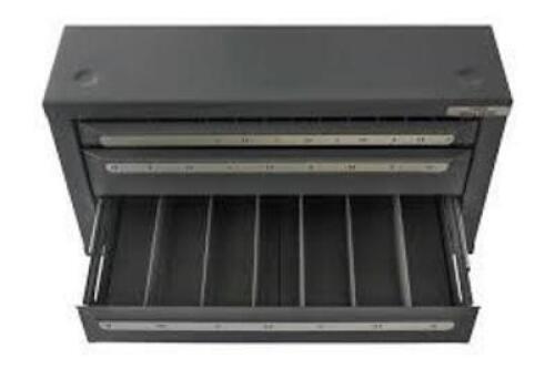 DESCRIPTION: (1) DEEP DRAWER STORAGE CABINET BRAND/MODEL: HUOT #13963 INFORMATION: 3 SHELF. SEE INSPECTION RETAIL$: $155.63 EA QTY: 1