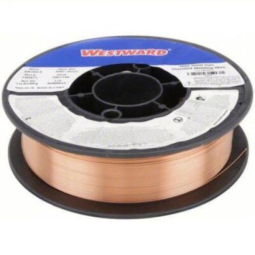 DESCRIPTION: (1) SPOOL OF WELDING WIRE BRAND/MODEL: WESTWARD #24D973 INFORMATION: CARBON STEEL, ER70S-6, 0.03 IN, 11 LB, PLASTIC SPOOL RETAIL$: $44.93