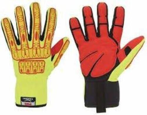 DESCRIPTION: (3) PAIRS OF MECHANICS GLOVES BRAND/MODEL: CONDOR #53GN03 INFORMATION: YELLOW AND RED SIZE: 3XL, SIZE 12 RETAIL$: $39.54 EA QTY: 3