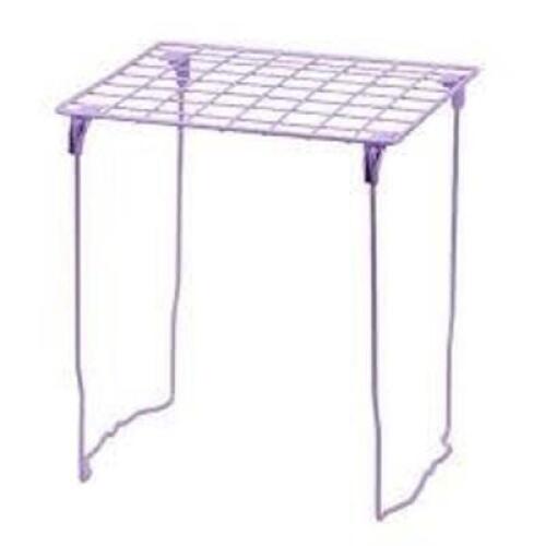 DESCRIPTION: (4) LOCKER ORGANIZER SHELF BRAND/MODEL: BOSTITCH INFORMATION: WIRE, PURPLE RETAIL$: $8.99 EA QTY: 4