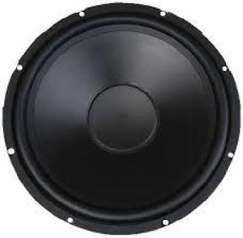 DESCRIPTION: (2) WOOFER BRAND/MODEL: MCM AUDIO #55-2993 INFORMATION: BLACK SIZE: 8" RETAIL$: $35.68 EA QTY: 2