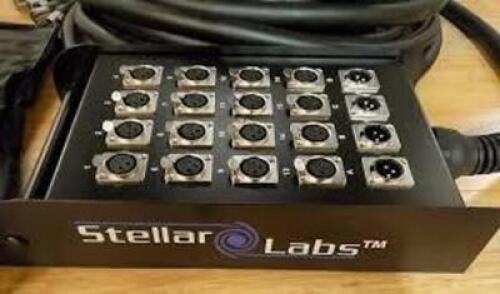DESCRIPTION: (1) CABLE SNAKE BRAND/MODEL: STELLAR LABS INFORMATION: 16 CHANNEL SEND - 4 RETURN RETAIL$: $79.00 EA QTY: 1