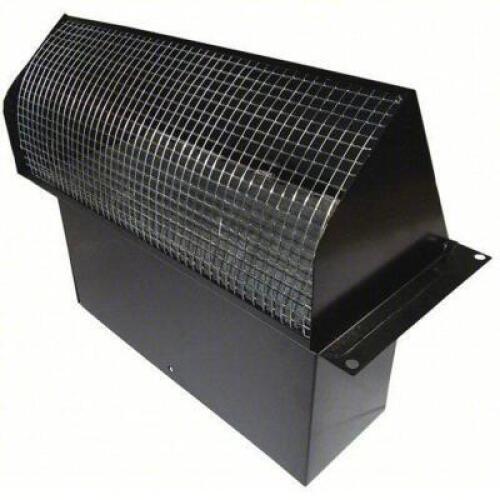 DESCRIPTION: (5) WALL CAP BRAND/MODEL: DAYTON #45PE72 INFORMATION: SMOOTH RAIN CAP, RECTANGULAR, STEEL, BLACK FINISH, EPOXY SIZE: 25 GAL RETAIL$: $20.