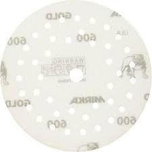 DESCRIPTION: (3) PACKS OF (50) VELCRO SANDPAPER WITH HOLES BRAND/MODEL: MIRKA #25-332-600 INFORMATION: SILVER SIZE: 5" RETAIL$: $26.00 PER PACK QTY: 3