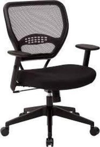 DESCRIPTION: (1) ROLLING TASK CHAIR BRAND/MODEL: SPACE SEATING INFORMATION: BLACK RETAIL$: $165.00 EA QTY: 1