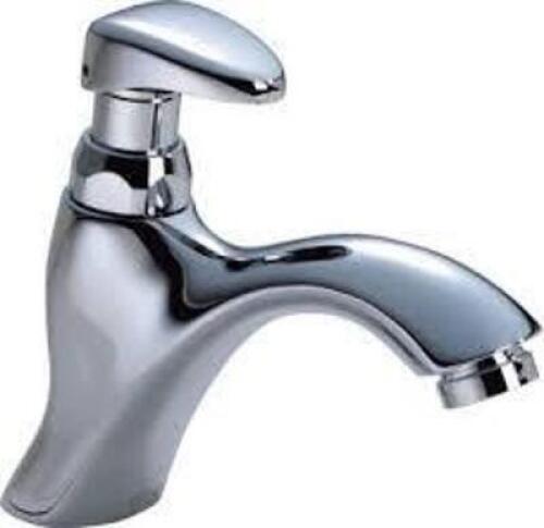 DESCRIPTION: (2) SINGLE HOLE METERING FAUCET BRAND/MODEL: DELTA #87T111 INFORMATION: .5 GPM, CHROME PLATED RETAIL$: $195.63 EA QTY: 2