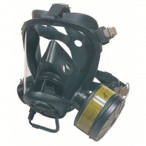 DESCRIPTION: (1) GAS MASK BRAND/MODEL: HONEYWELL NORTH #16N397 INFORMATION: SURVIVAIR OPTI-FIT, BUTYL RUBBER, 5 SUSPENSION POINTS SIZE: S MASK SIZE RE