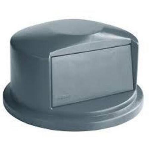 DESCRIPTION: (1) TRASH CAN DOME LID BRAND/MODEL: RUBBERMAID #FG263788GRAY INFORMATION: GRAY RETAIL$: $107.00 EA QTY: 1